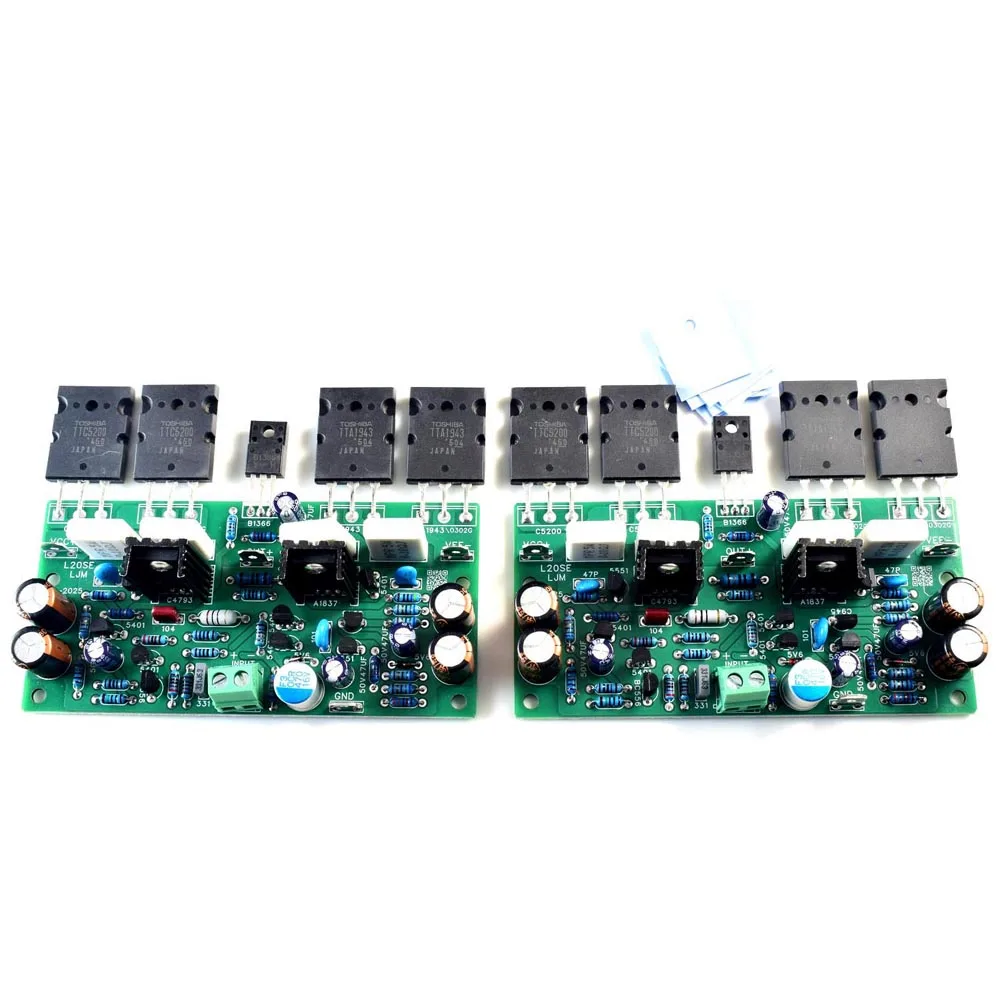 

1pair L20SE Finished AMP Amplifier Board 2SA1943 2SC5200 200W8R 350W4R