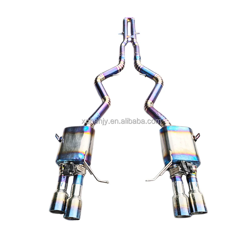 High Performance Titanium  Exhaust Pipe for E92 M3 E90/e93 V8 4.0 2005-2013 X Mid Pipe Design Catback System