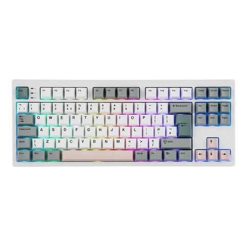 ISO-UK Layout EPOMAKER TH87 TKL Layout Wired/BT/2.4Ghz Wireless NKRO Mechanical Keyboard with 10000mAh Battery & RGB Light