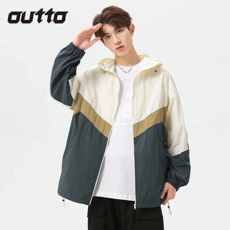 

Summer Sun Protection Fishing Jacket Men UV Loose Breathable Casual Thin Jackets Outdoor Hiking Camping Climbing Coat