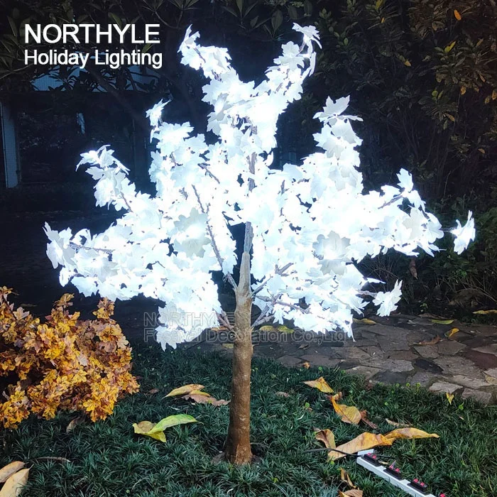 led motif colth tree christmas tree motif night light colour changing solar garden stake lights