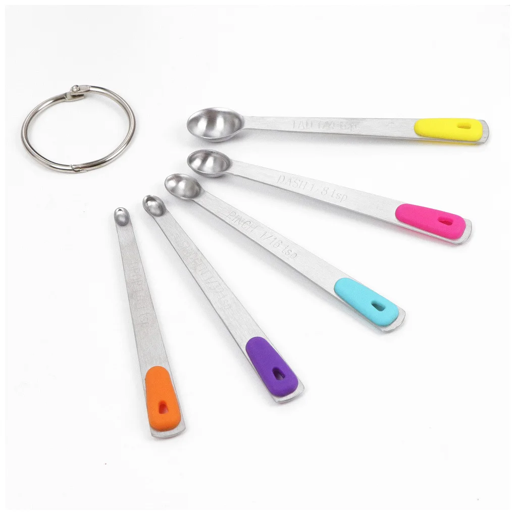 Stainless Steel Measuring Spoons Rust Resistant Teaspoons Household Kitchen