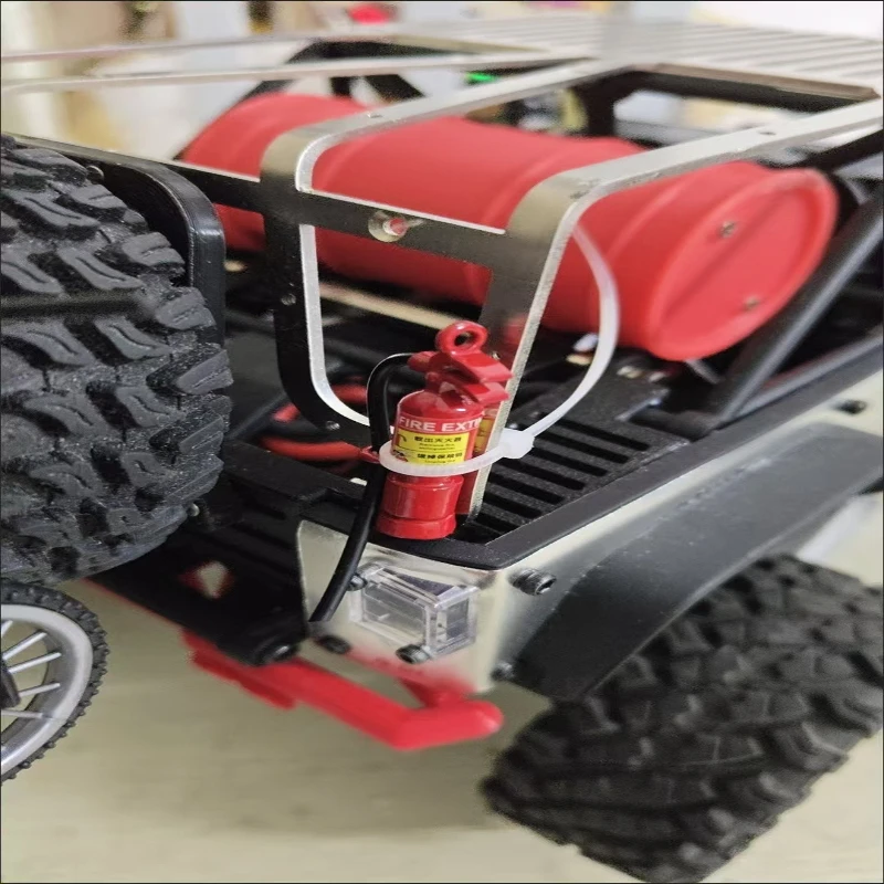 2 Stuks Simulatie Metalen Decoratieve Ornamenten Voor 1/8 1/10 1/12 1/18 Rc Crawler Trx4 Axiale Scx10 D90 Rc Auto deel