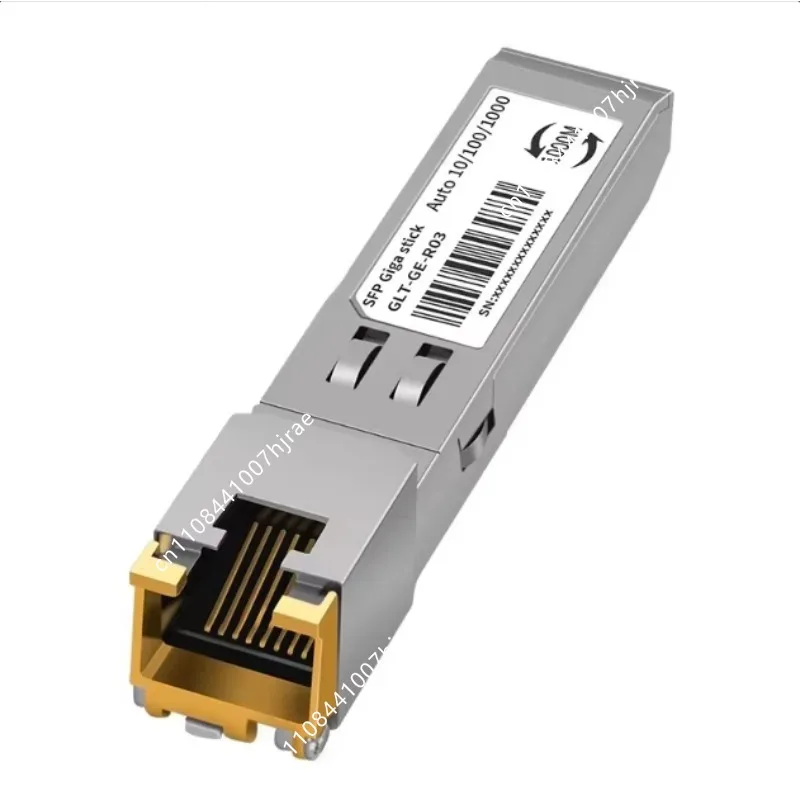 10G SFP+ to RJ45 Copper Transceiver Adapter 10GBASE-T Converter 30m/80m Cable Distance Compatible with SFP+ Switch Ports