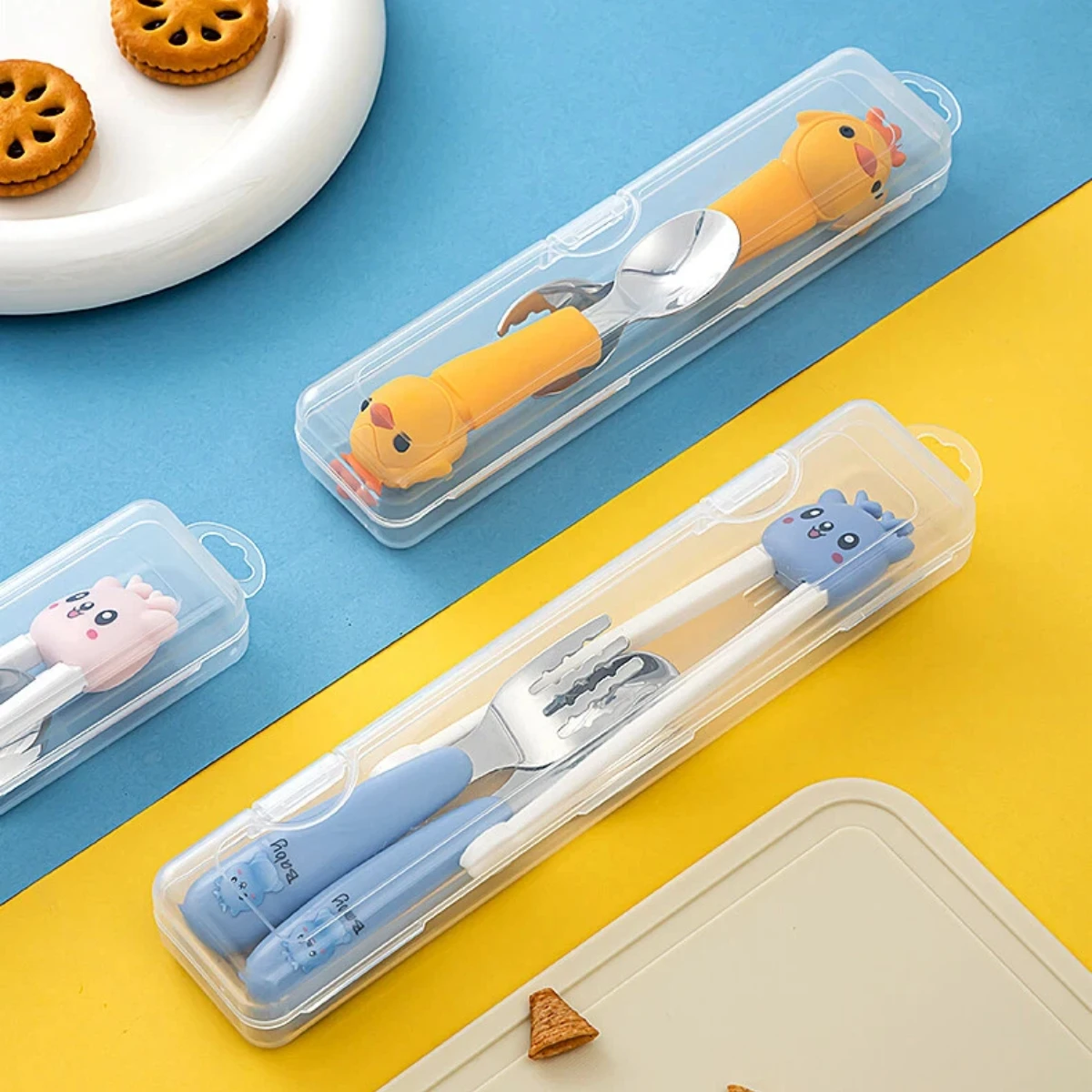 Boîte de vaisselle transparent - Bamboo Cutlery Travel avis et prix