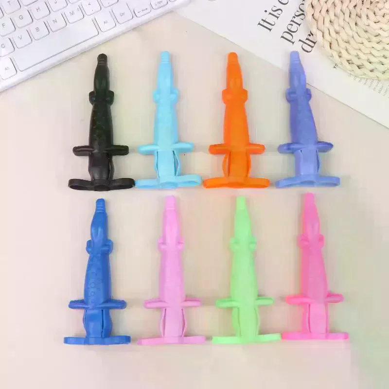 /ACR/Reusable Cute Crocodile Shaped Needle Protective Case Dental Syringe Sleeve Cover Dentist Surgical Injector Tool 1Pcs