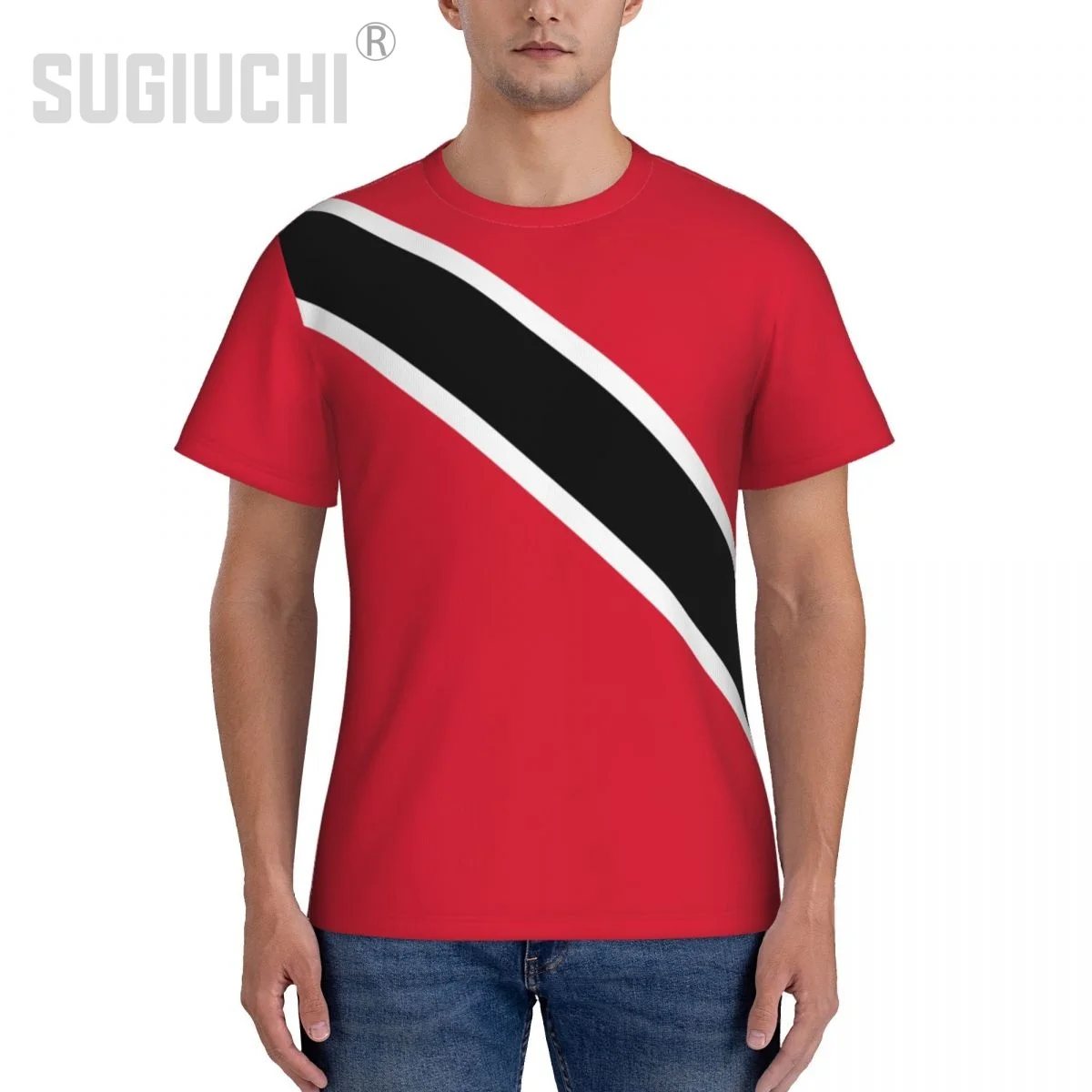 Tight Sports T-shirt Trinidad And Tobago Flag 3D For Men Women Tees jersey Clothes Soccer Football Fans Gift Patriotic T shirt