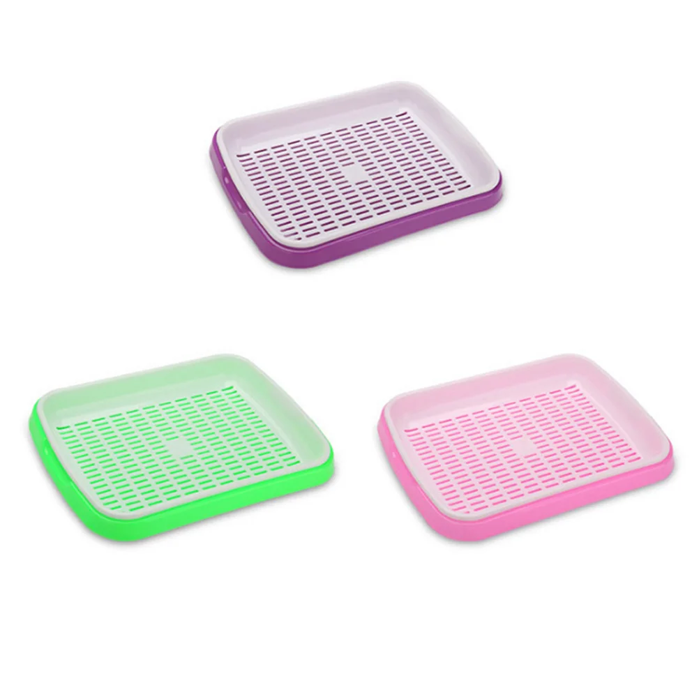 

Sprouting Tray 35X26X5Cm Green Bpa Free Pp Grower For Wheatgrass Microgreens Soil-Free Ventilated Grid Design