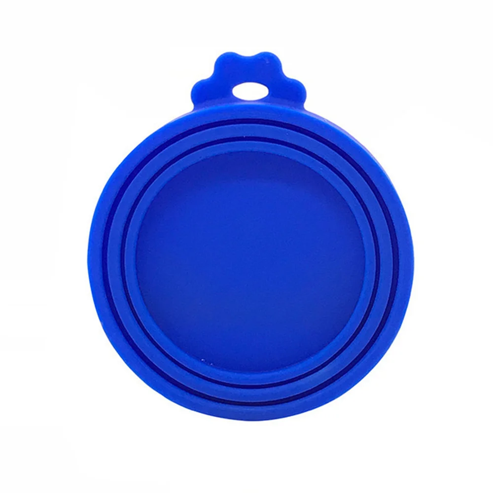 Tapa de silicona para enlatado de mascotas, tapa sellada para latas de comida para cachorros, perros y gatos, tapa de almacenamiento superior reutilizable para la salud diaria, 1/2 piezas