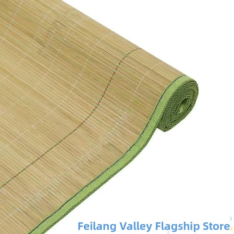 حصيرة تبريد صيفية من الخيزران الخالص 5 م × 2 م 8 م × 2 م حجم مزدوج للاستخدام المنزلي 4 متر قابلة للطي ملحقات الفراش الصينية الحديثة