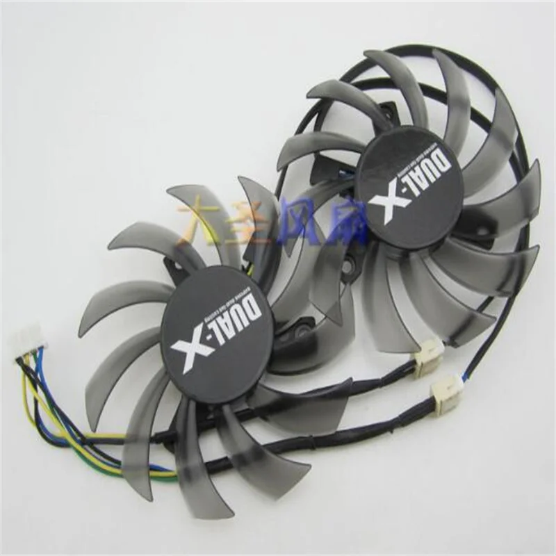 Original sapphire HD7850 1G 2G platinum graphics card double fan FD7010H12S 12V 0.35A four-wire