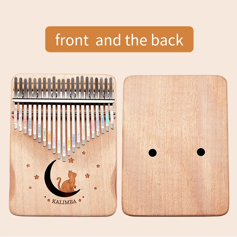 Kalimba 21-Key Cat Thumb Piano Set - Beginner Friendly Finger Piano, Perfect Birthday Gift Piano Gift Piano Accessories