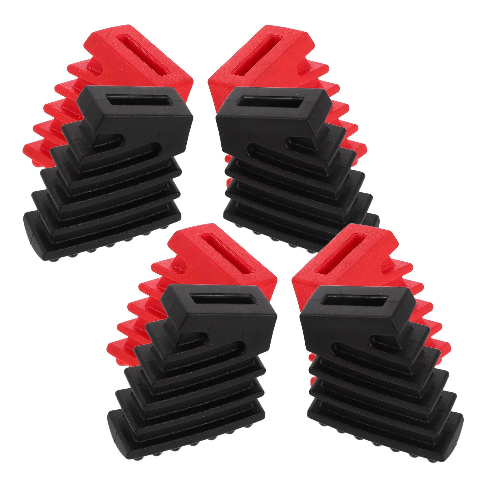

4Pcs Drum Rack Plastic Feet 36x45mm Antislip Drum Stand Protector Pads Shock Absorption Percussion Accessories