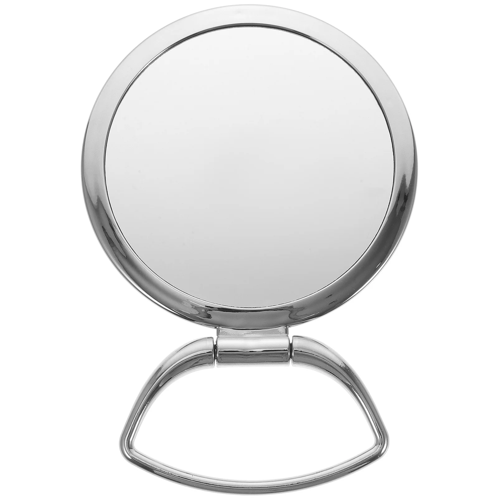 Vergrößerungs-Handspiegel, doppelseitig, zusammenklappbar, leicht, tragbar, Make-up-Spiegel für die Verwendung auf Reisen, Schminktisch