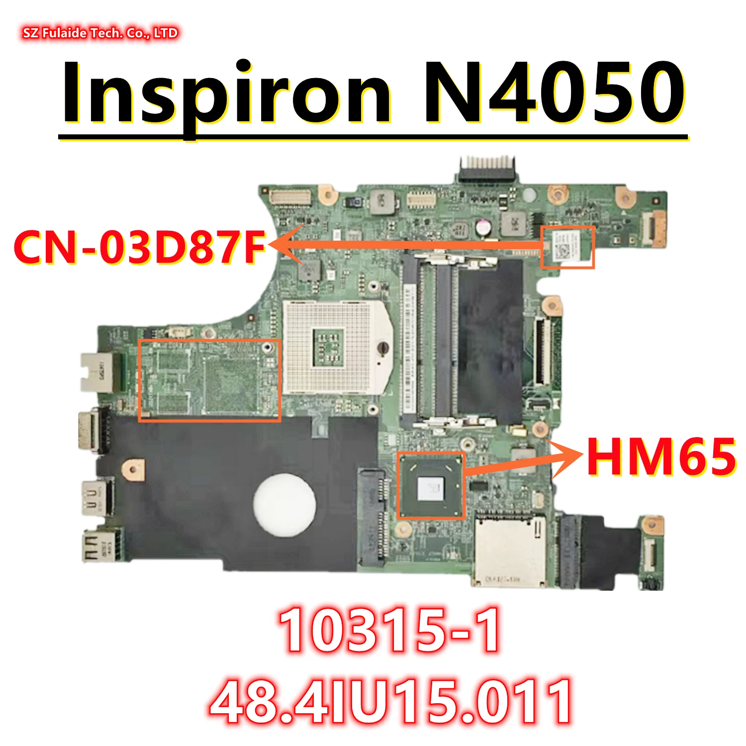 661-1 10315-1m für Dell Inspiron 14r n4050 Laptop Motherboard mit hd6470m gpu uma hm67 CN-07NMC8 07 nmc8 CN-00X0DC1 03 d87f