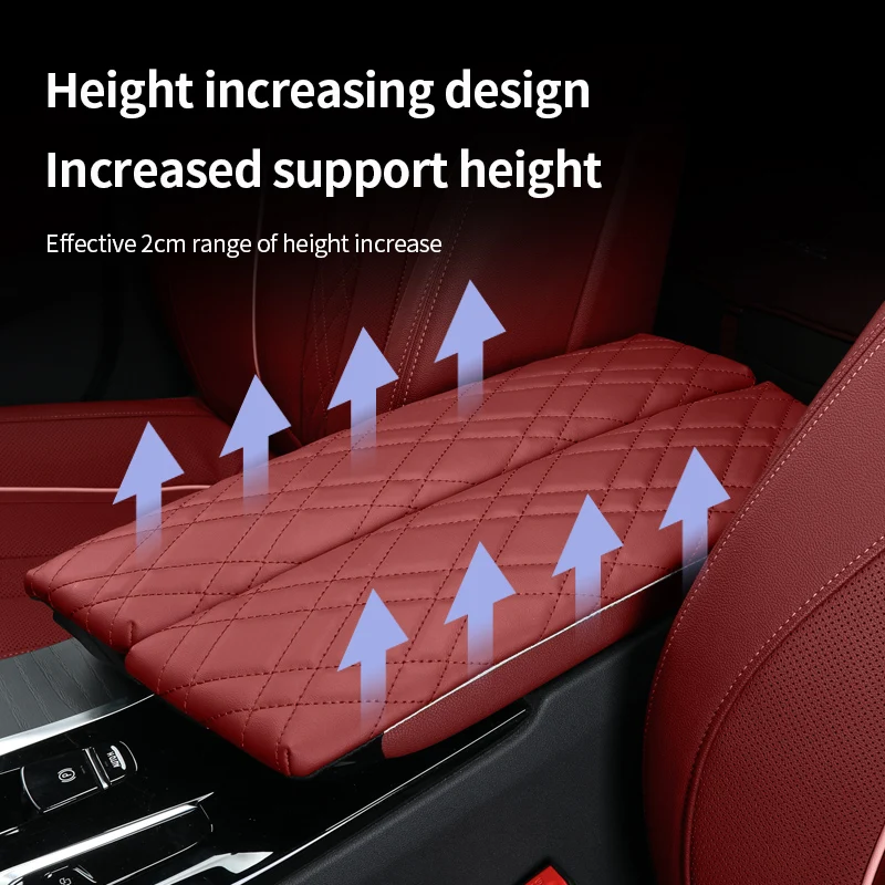 Car Central Armrest Box Pad For BMW G30 G38 G32 6GT 18-22 LHD PU Leather Auto Centre Console Armrest Cover Interior Accessories