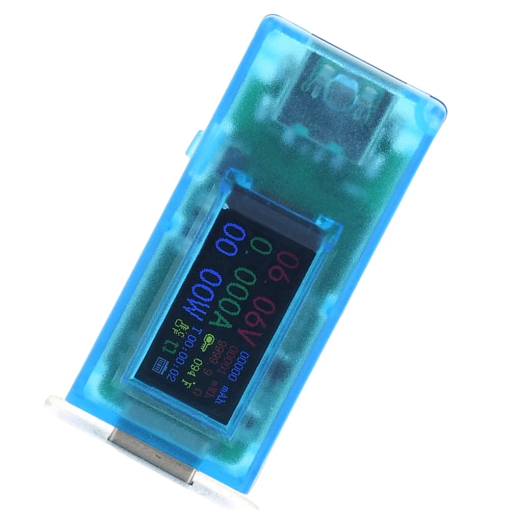 0.96 Inch IPS LCD Display 13 in 1 Multi-Function USB Tester Voltage Current Power Meter Voltmeter Ammeter DC 4-30V 5A