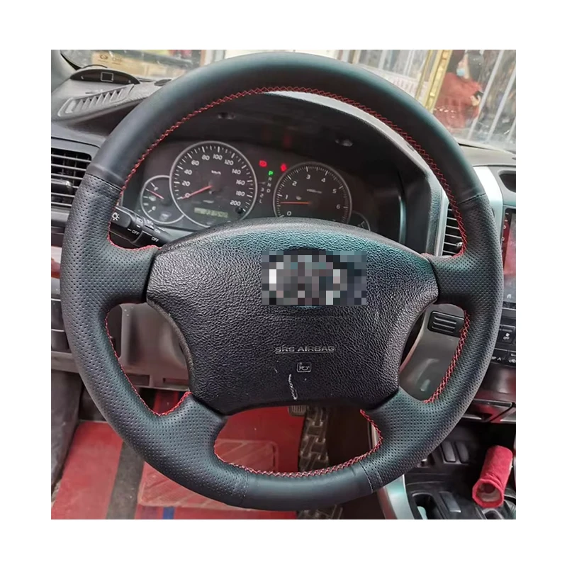 

Hot Selling Car Accessories Leather Car Steering Wheel For Toyota Land Cruiser Prado 120 j120custom