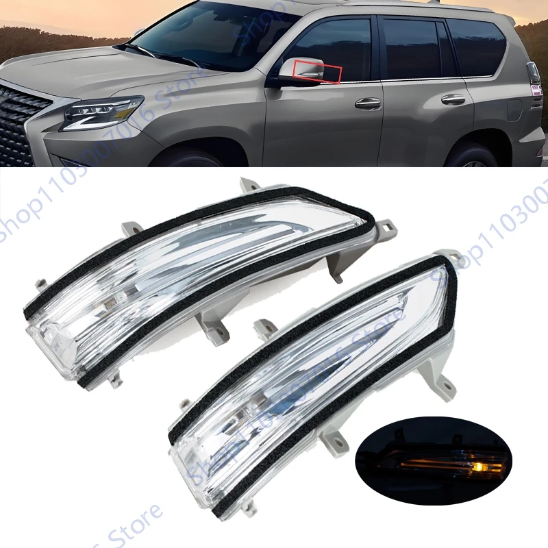 

LED Rearview Mirror Turn Signal Light For Lexus GX460 LX570 2013-2020 Wing Door Side Mirror Repeater Lamp 8174060100 8173060130