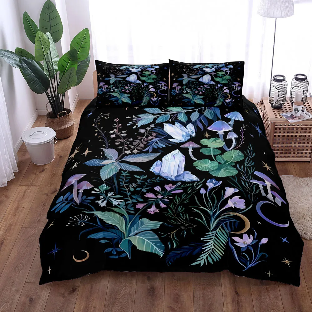 Olive Garden N Serpent Mystery Duvet Cover Set King Queen Double Full Twin Single Size Bed Linen Set