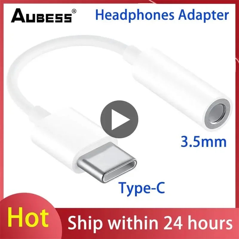 2024 Type C 3.5 Jack Earphone Cable USB C To 3.5mm AUX Headphones Adapter For SAMSUNG Galaxy Note 10 Plus A90 Oneplus