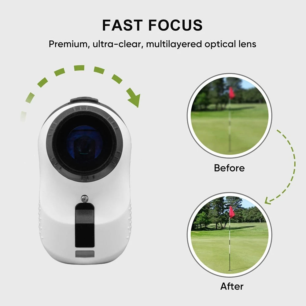 Exquisite-Handheld Golf Laser Rangefinder Protable Golf Laser Rangefinder 500M 6X Magnification Digital Rangefinder For Golf Hun