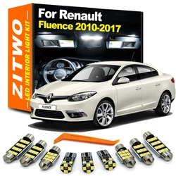 ZITWO 12Pcs Car Interior Light LED Bulb Kit For Renault Fluence Samsung SM3 ZE Z.E. 2010 2011 2012 2013 2014 2015 2016 2017 2018