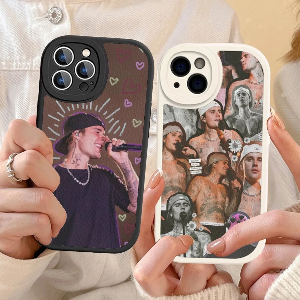 Fashion J-Justin B-Bieber Phone Case Hard Leather For iPhone 14 13 12 Mini 11 14 Pro Max Xs X Xr 7 8 Plus Fundas