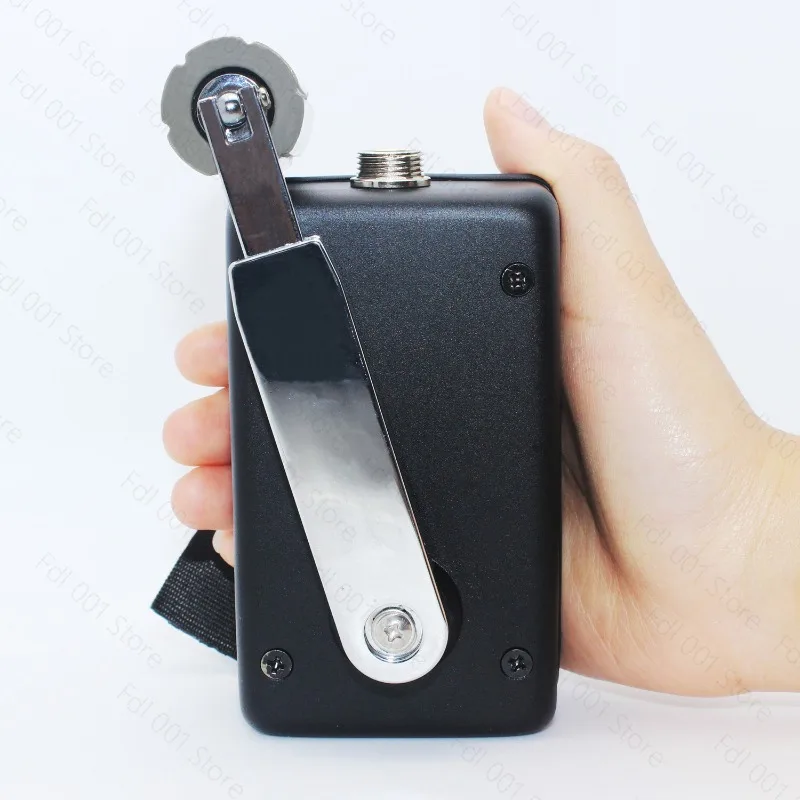 1 pcs New Small High Power Hand Generator Outdoor Professional Mute Emergency Mobile Phone Computer Charger Portable 30W/28V