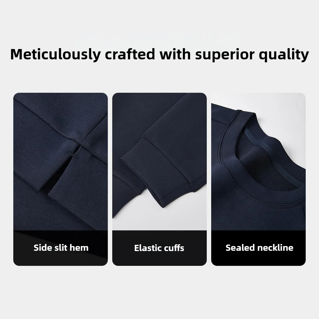 جديد Xiaomi 90FUN الرياضة والترفيه طويلة الأكمام قلنسوة من القطن تي شيرت دافئ الرجال ملابس اخلية حرارية طبقة الهواء نسيج مركب