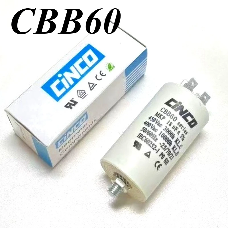 CBB60 4UF 6UF 8UF 10UF 12UF 14UF 16UF 20UF 25UF 30UF 35UF 40UF 45UF 50 60 7080 100UF450Vcapacidade da bomba da arruela da inserção