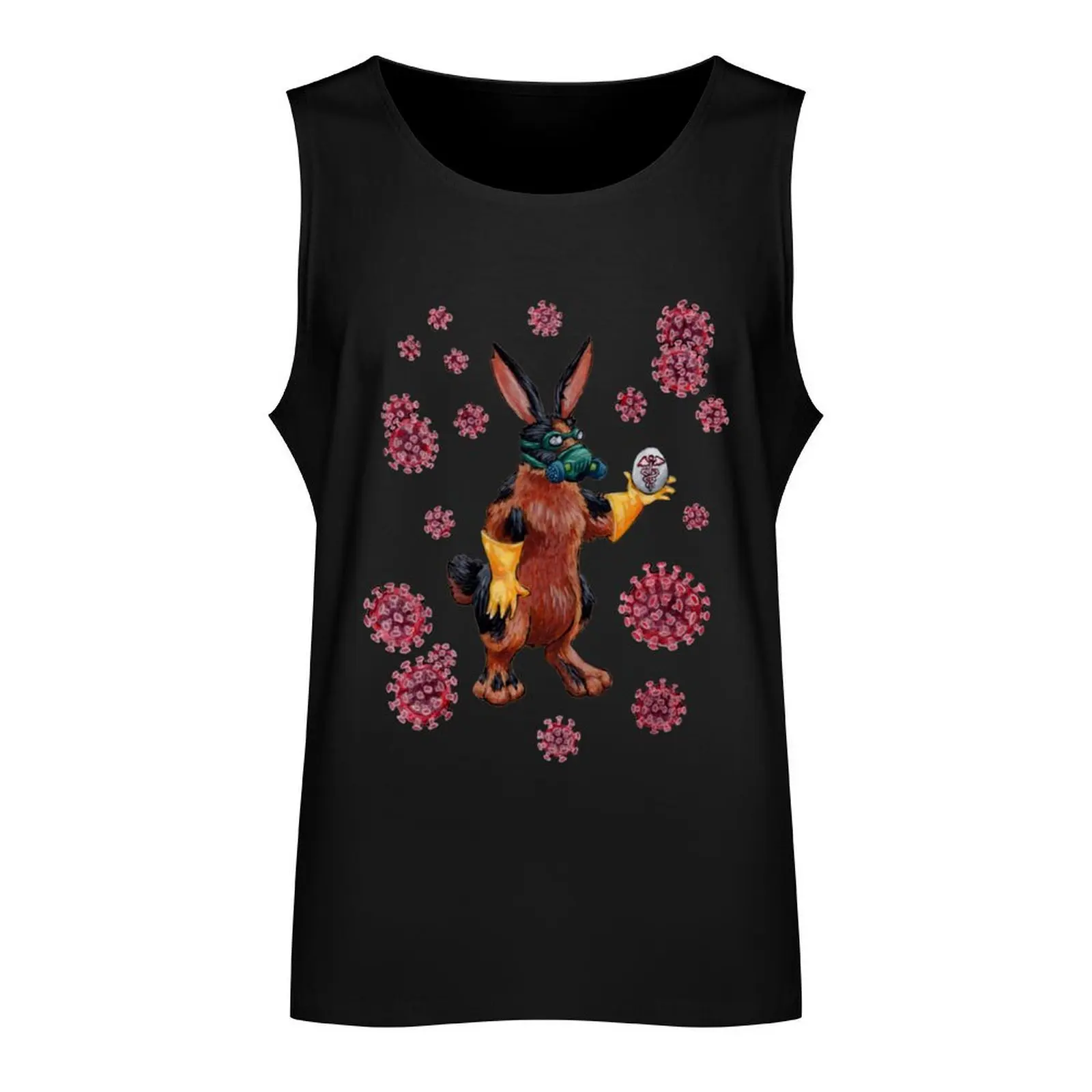 Corona Easter 2020 Tank Top Japanese t-shirt Men's gym t-shirts