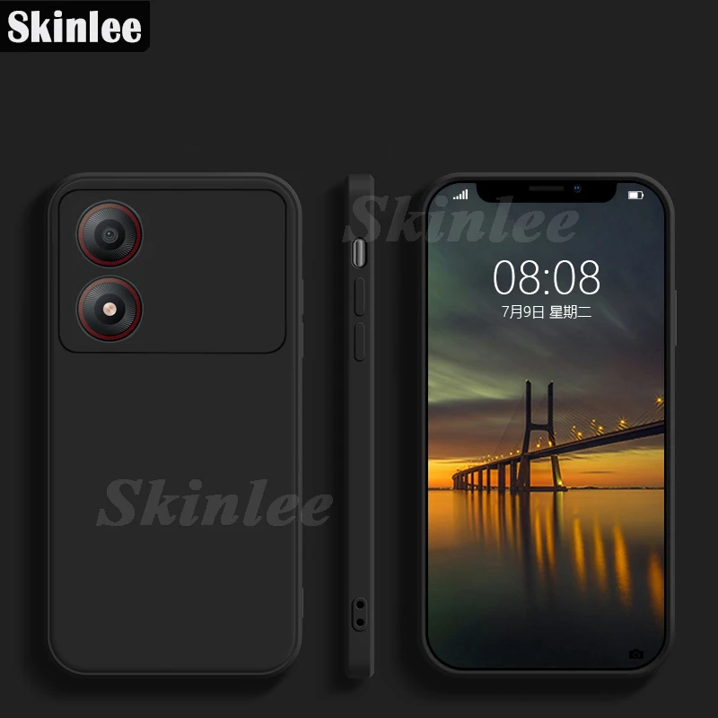 Skinlee For ZTE Blade A34 4G Case Ultra-Thin Silicone Silicone Shockproof Cover For ZTE Blade A54 Back Coque