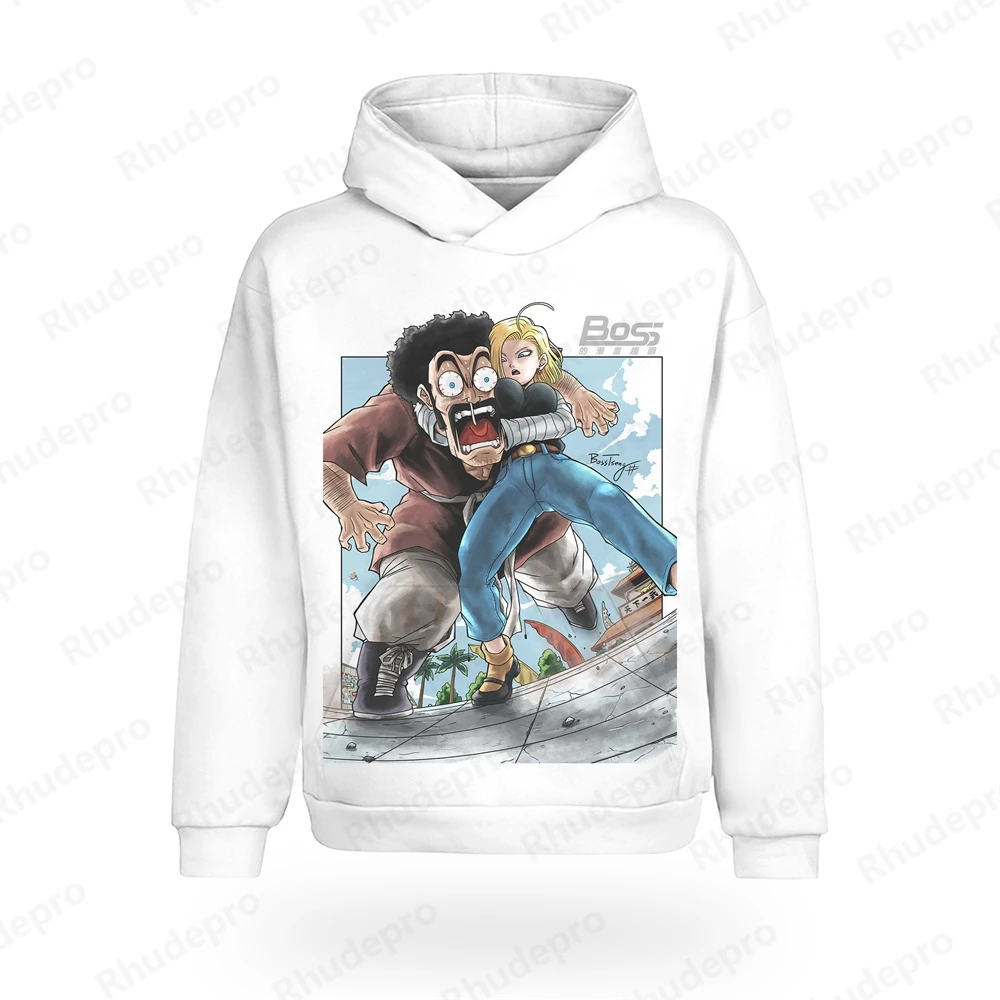 Sudadera con capucha de manga larga para hombre, ropa de Cosplay de Dragon Ball, Goku, Vegeta, Y2k, 2024