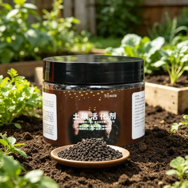 Soil Conditioner Potassium Fulvate Plant Fertilizer for Potted Flowers Improve Compacted Soil Support Root Growth Fertilizer