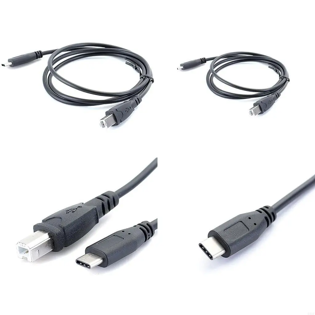 

Type C Male to USB B Printer Cable OTG Support for Printer and Data Transfer 83CF