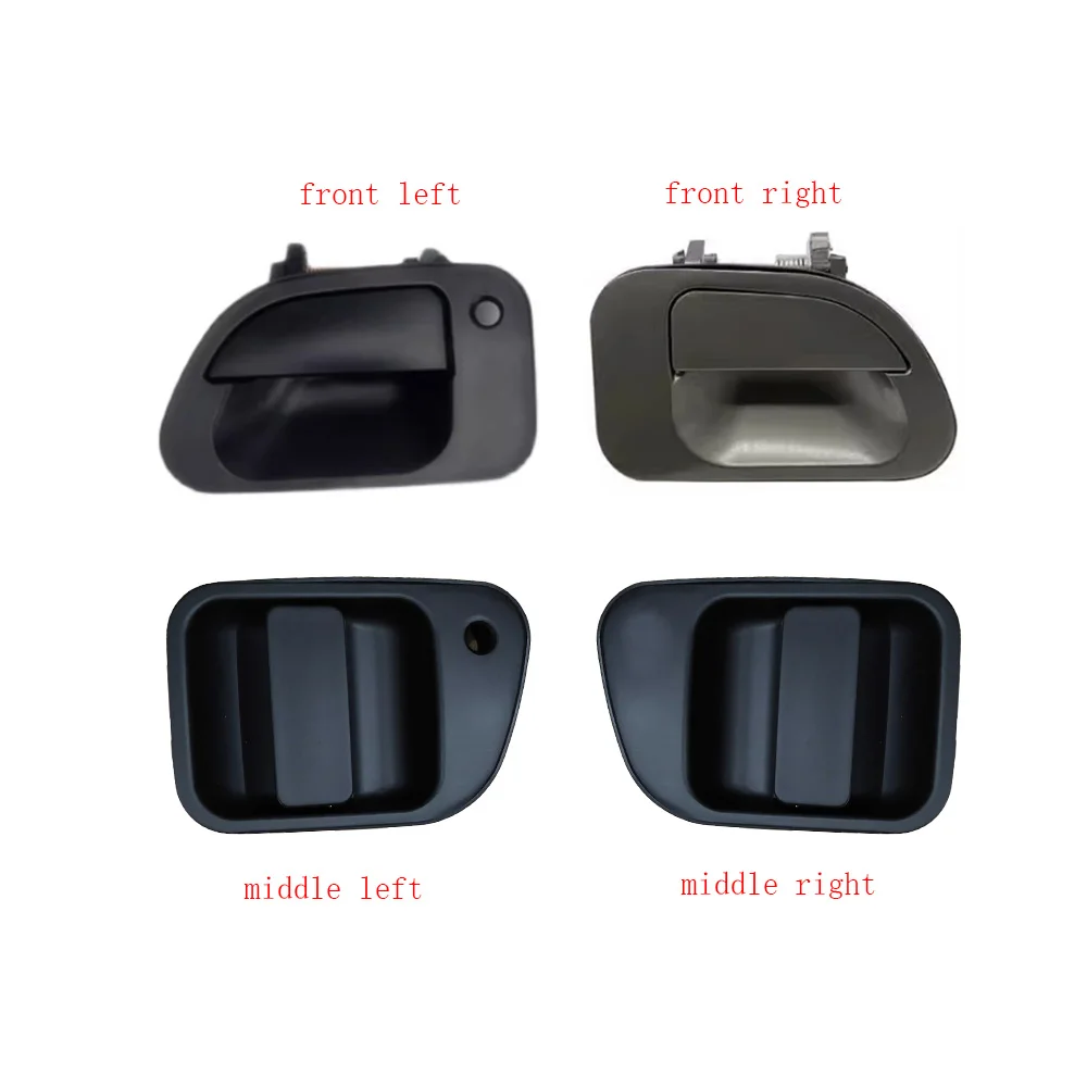 1 Piece No Painting Door Outside Handle for L400 Door Outer Buckle for Delica Hanldle with Or Without Hole Accessories