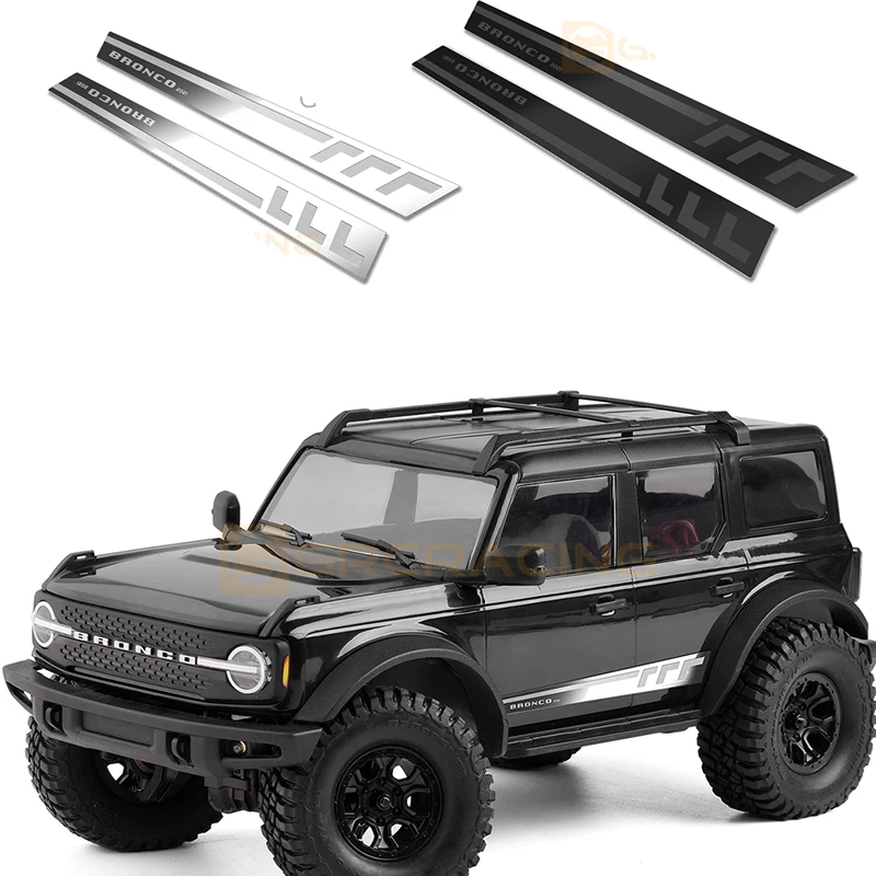 

TRX4M Stainless Steel Side Decorative Parts Type B for 1/18 RC Crawler Car Traxxas TRX4-M Defender BRONCO DIY Upgrade Parts