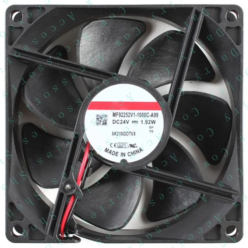 

PP+Cooling Fan MF92252V1-1000C-A99 9025 24V 1.92W 9CM 2-Wire for SUNON