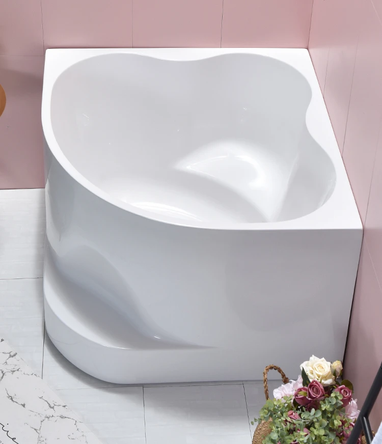 Independent adult household small deep bath tub 0.8m-1m large bath tub.