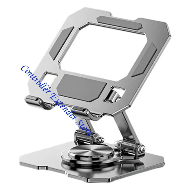 

N84B Foldable Carbon Steel Tablets Stand With Thickened Panel Rotating Laptop Holder