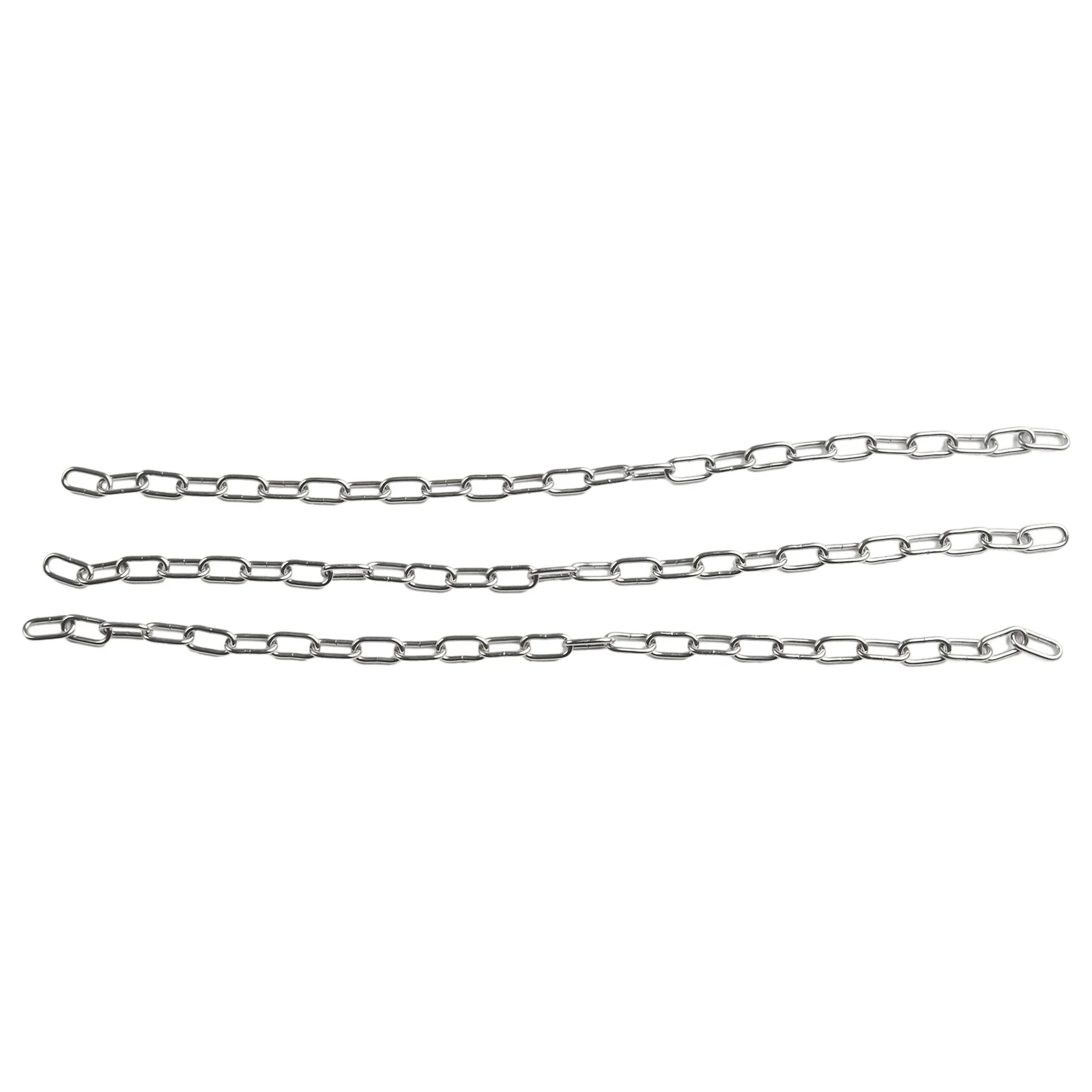 Brand New High Quality Practical Chain Accessories 3 X Handle Chain Lift Chain Parts Stainless Steel Toilet Flapper