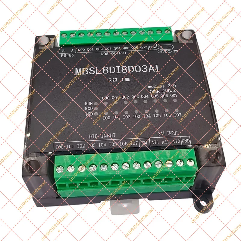 For 8DI 8DO 3AI Module - Isolated Digital & Analog IO with RS485 Modbus RTU Communication