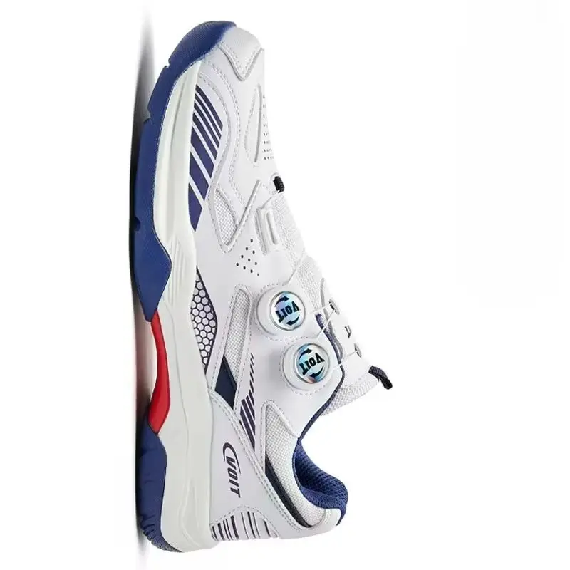 

Professional Tennis Shoes Classic Brand Badminton Shoes Quick Lacing Indoor Sports Shoes Super Light Table Tennis Shoe Women Men