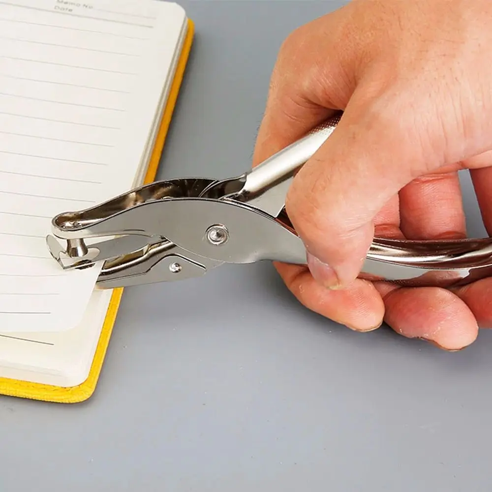 Sturdy Metal Binding Supplies Punch 6mm Notebook Punch Cutter Tools Circle Single Hole Hole Punches