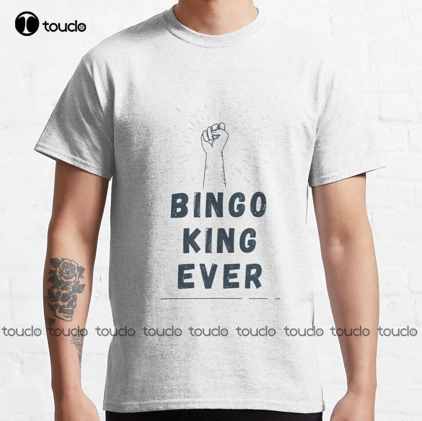 Best Play Bingo Classic T-Shirt Womens Tshirts Graphic Custom Aldult Teen Unisex Digital Printing Tee Shirt Fashion Funny New