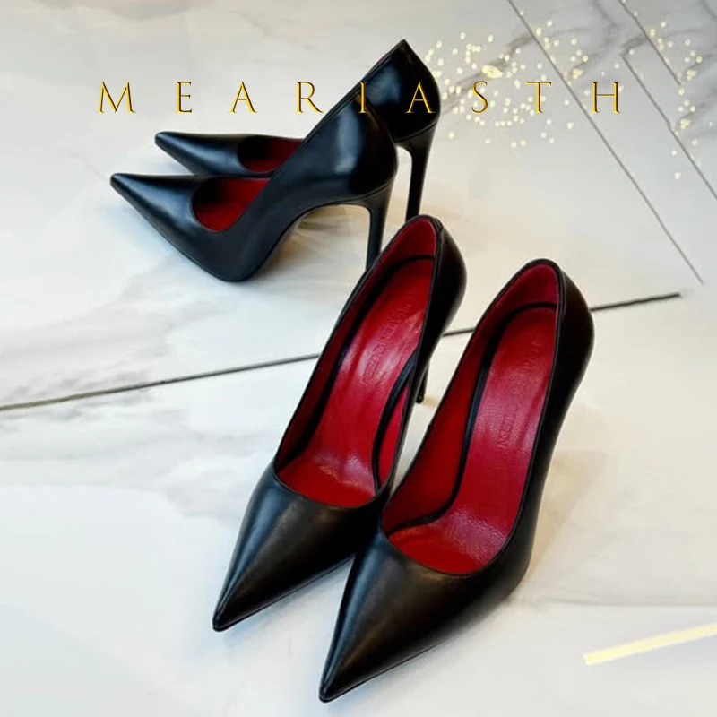 

Shoes Woman 2025 Trend elegant Women High Heels Luxury Brand Pumps Pointed Toe Red sole Sexy Fashion Party Ladies Prom Shoes 44