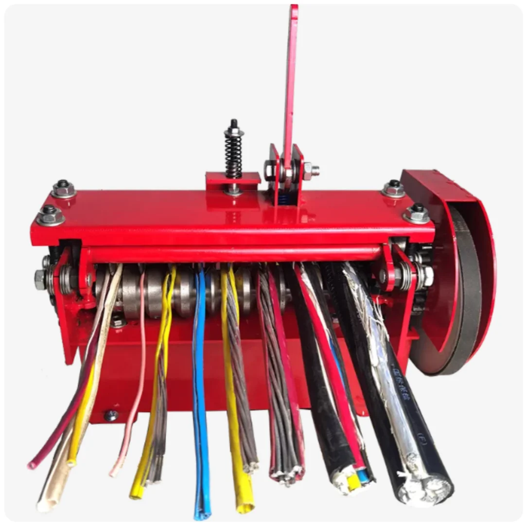 Electric Wire Stripping Machine Household Scrap Copper Wire Peeler Automatic Cable Stripper Waste Cable Stripping Equipment For