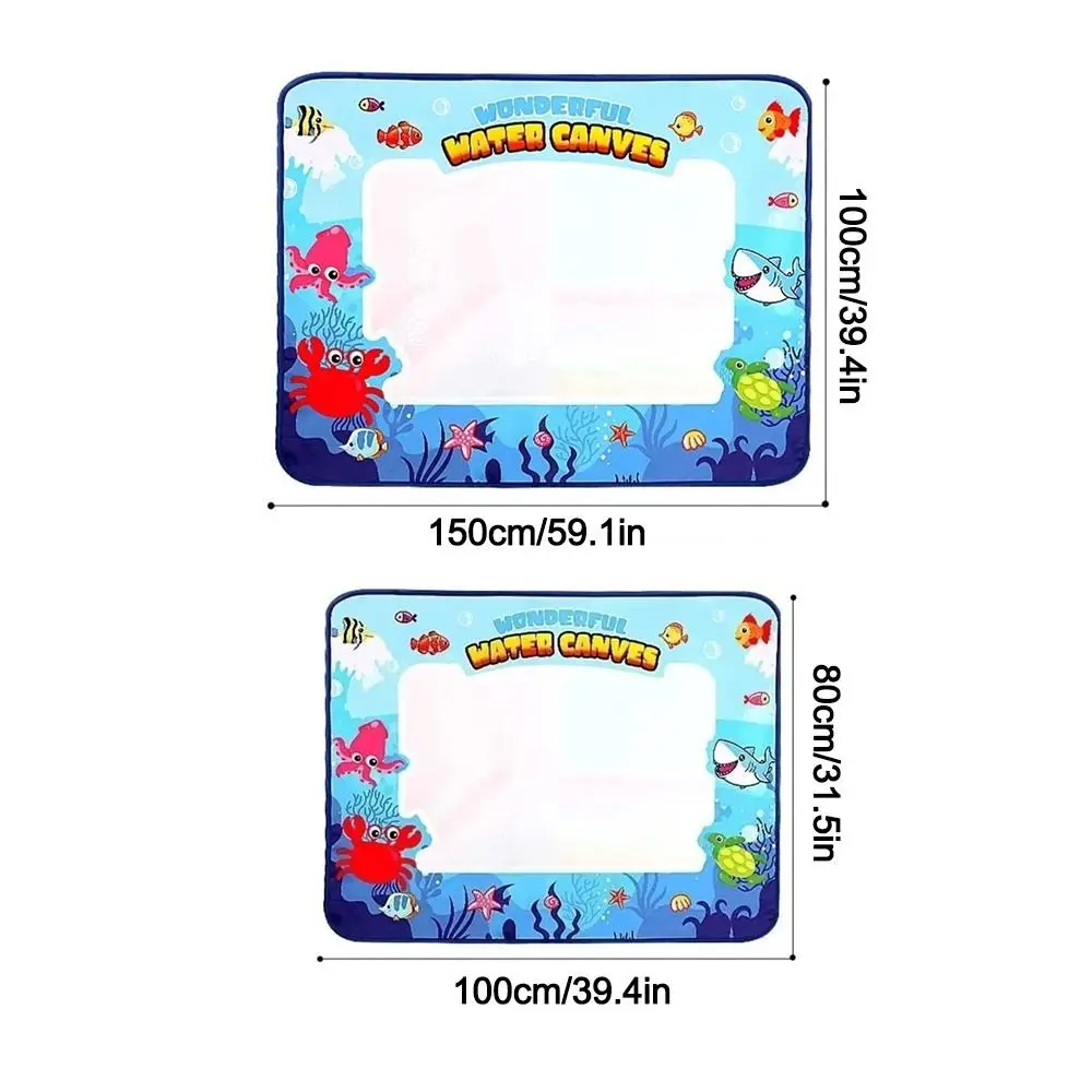 Nuevo Repetutamente Doodle Magic Water lienzo lavable Graffiti tablero de dibujo estera