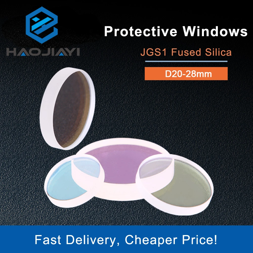 Glass Laser Protection Lens Window Protective  Windows Dia22.35/24.9/25.4/26.5/27.9/28 Fiber Laser Cutting Machine Debris Shield